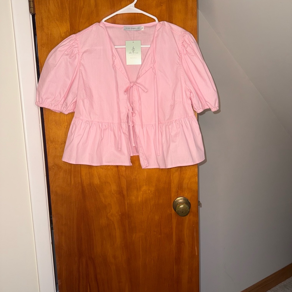 Miss Sparkling Pink Blouse